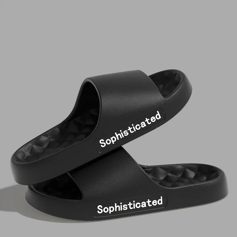 New Fashion Concise Summer Couple Non-slip Soft Slides Lithe Cosy Sandals For Women Men's slippers Casual Shoes Home Flip Flops