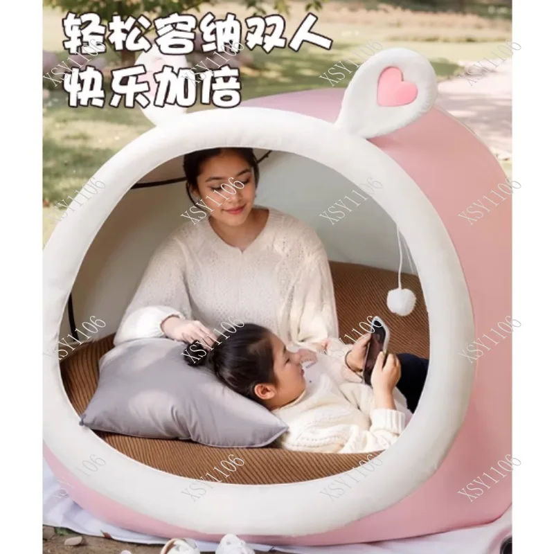 Cute Oversized Plush Tent Sofa for Adults And Kids Cozy Indoor Sleeping Nest Floor Seat Cushion Lazy Chair