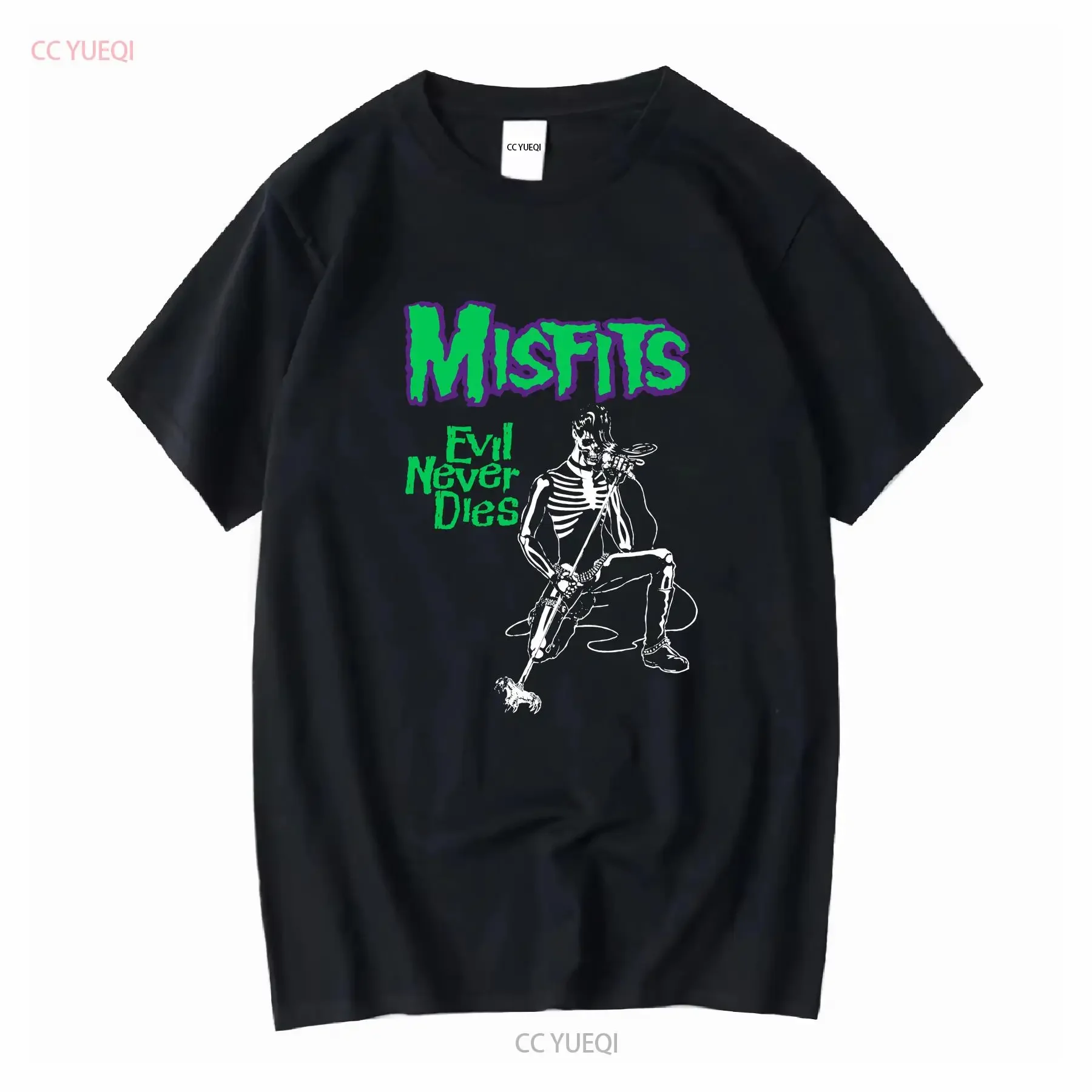 Vintage 80s MISFITS Evil Never Dies T Shirt Legacy of Brutality 1980s Danzig punk horror goth Screen Stars tag vintage Washed