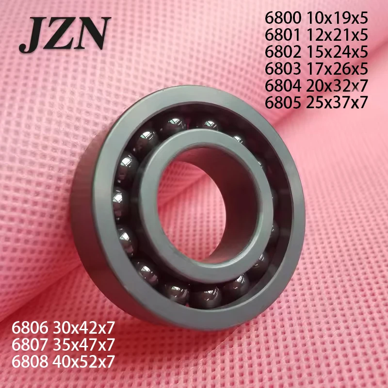 Silicon Nitride Full Ball Ceramic Bearing 6800 6801 6802 6803 6804 6805 6806 6807 6808 CEF High Temperature Bearing