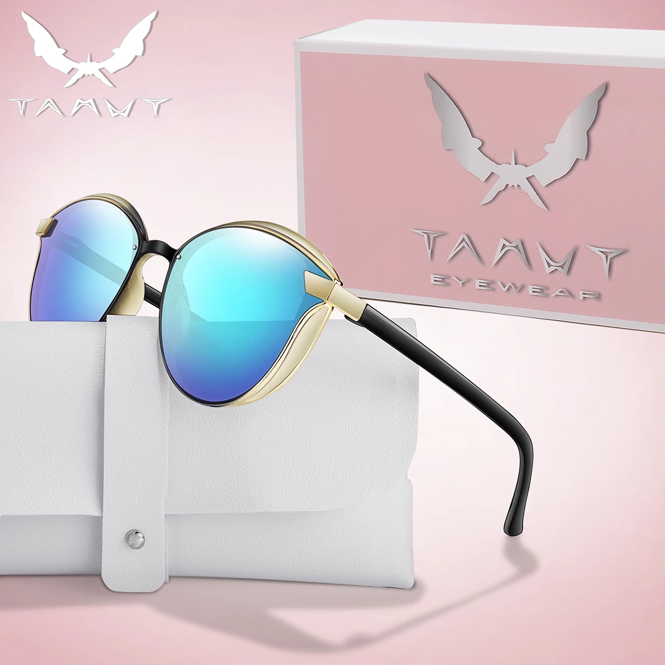 Plastic Women Men Sunglasses Casual Oval Shades for Outfit shopping Selfie Party Travel Beach Vintage Goggles With BOX