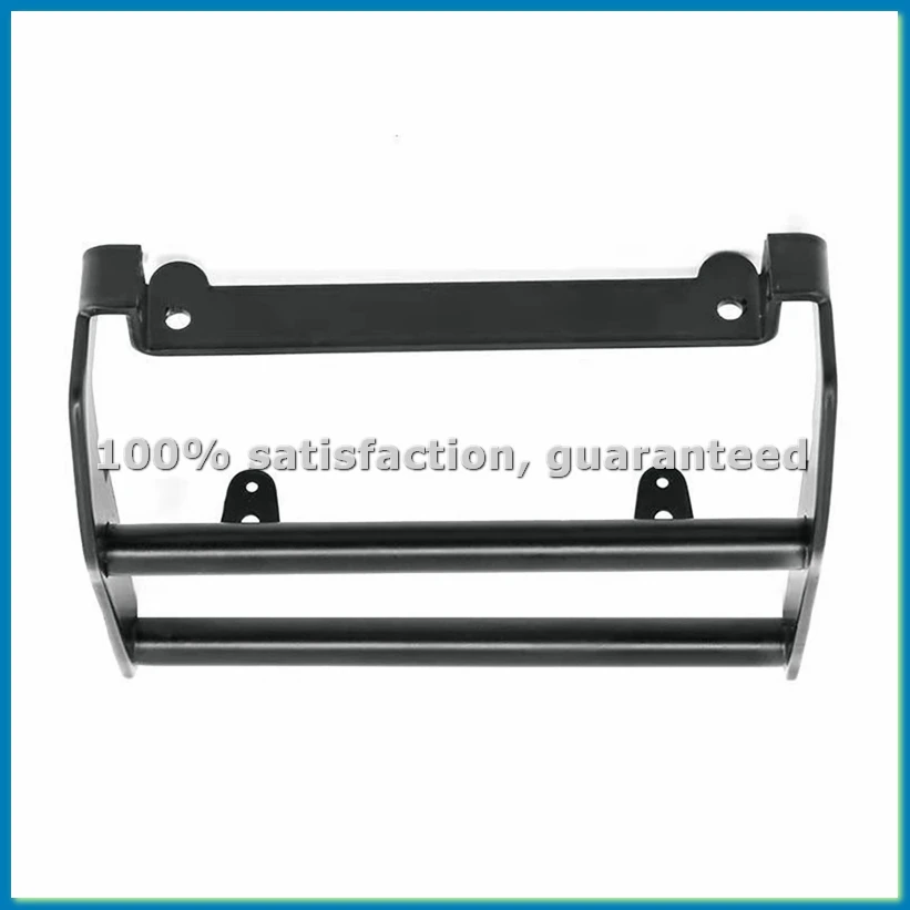 

Передний бампер из нержавеющей стали со светодиодной подсветкой, противоударный бампер для радиоуправляемых моделей -4 TRX4 1/10 - A10G