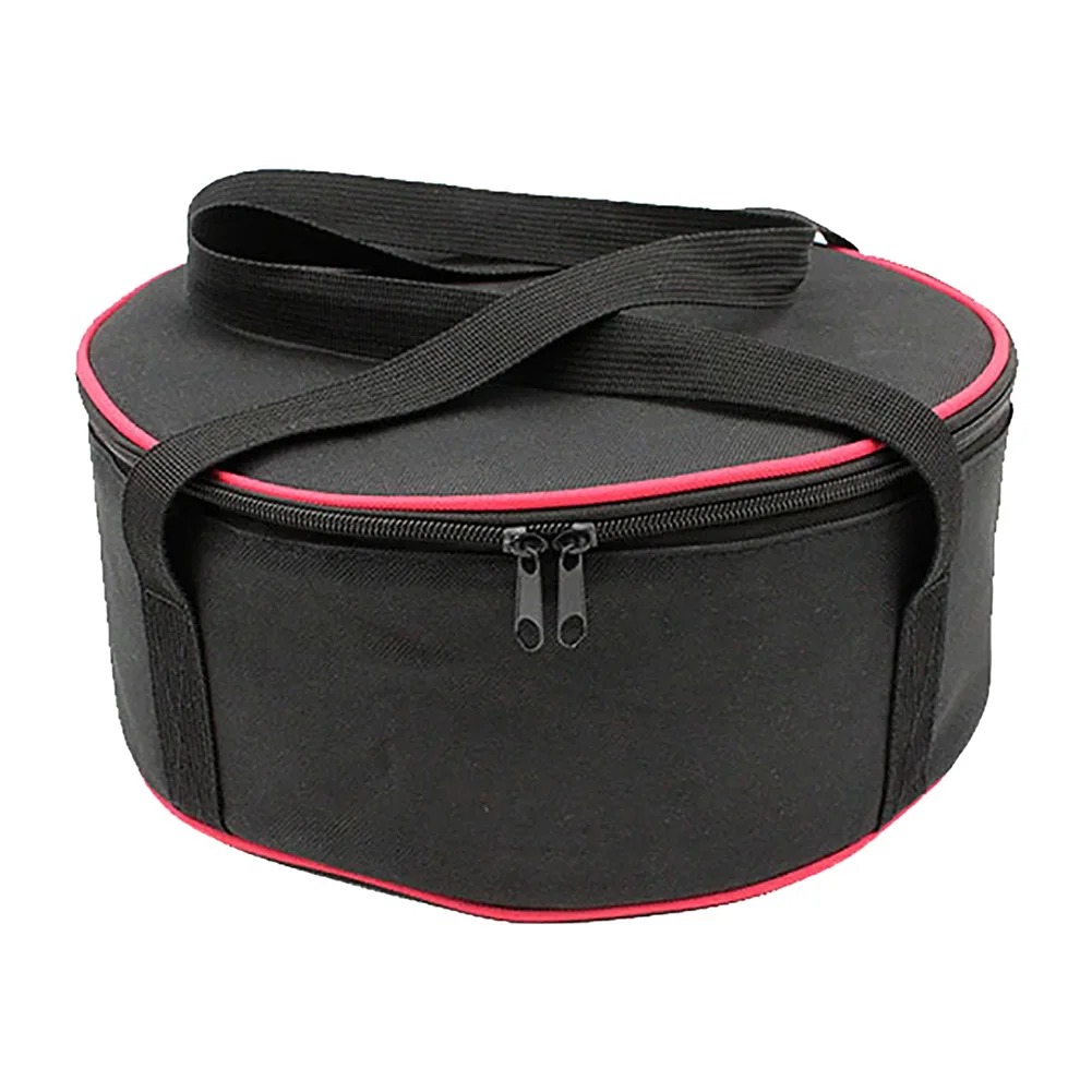 Large Stackable Camping Dish Storage Bag 28x13cm Hard Shell Carrier For Outdoor Travel Plate Bowl Pot Kitchen Organizer