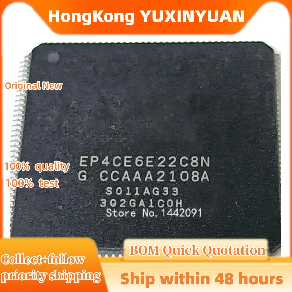 1PCS/LOT  EP4CE6E22C8N  TQFP144  EP4CE15E22C8N 10E22C8N  10E22C8N  6E22I7N CHIPS IN STOCK