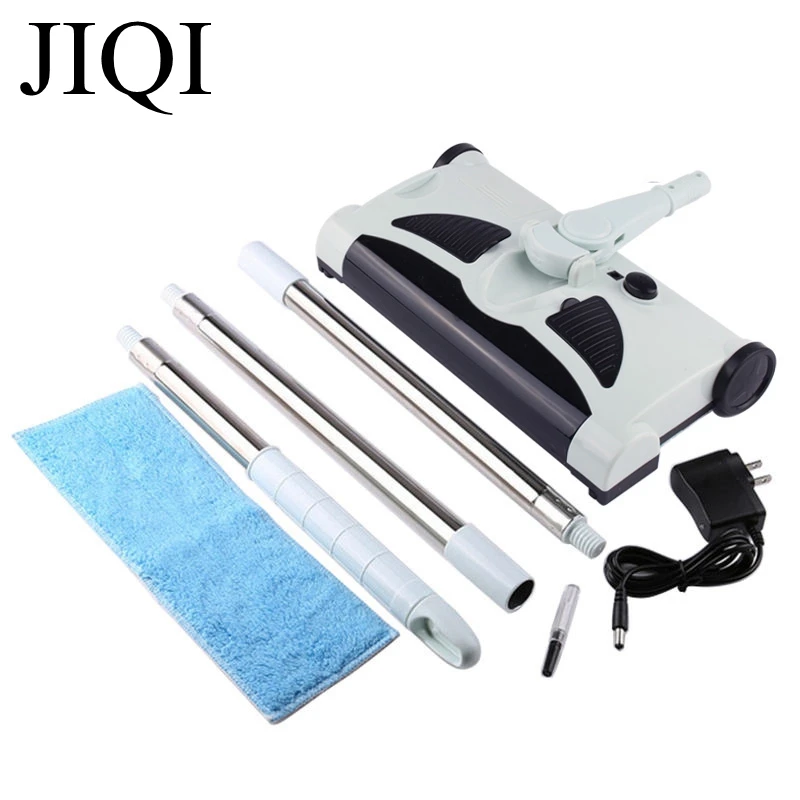 JIQI Rechargeable Electric Sweeping Machine Wireless Hand Push Dustpan Floor Dust Clean Sweeper Robot Vacuum Cleaner Automatic