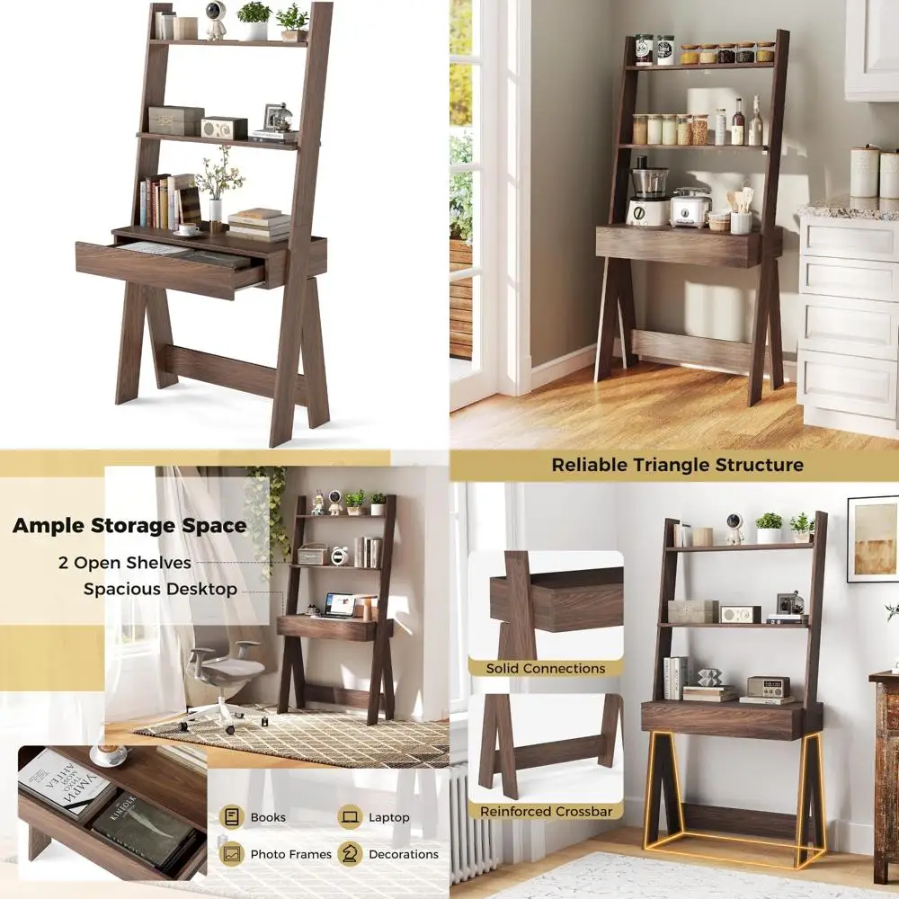 جزيرة مطبخ كبيرة جدًا من الخشب المطاطي الصلب مع منافذ كهربائية، وسطح عمل واسع، وأدراج تخزين وأرفف مفتوحة