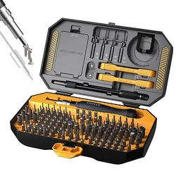 Precision Screwdriver Set 145PCS Magnetic Repair Tool Kit Torx Hex High Strength Screw Driver Bit Removable Phone PC Hand Tools