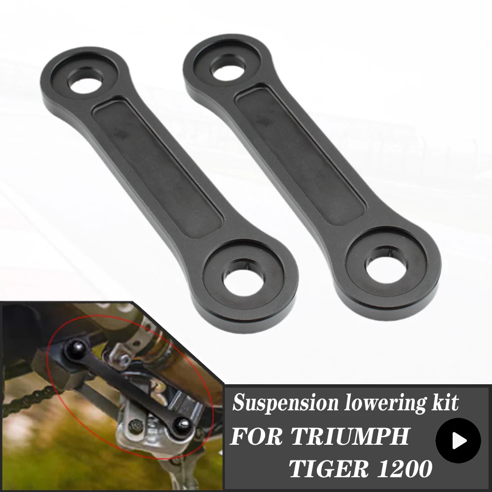 For Tiger1200 Tiger 1200 GT Pro Rally Explorer 2022-Motorcycle Suspension Lowering Kit 20MM Dog Bones Linkages  Aluminum