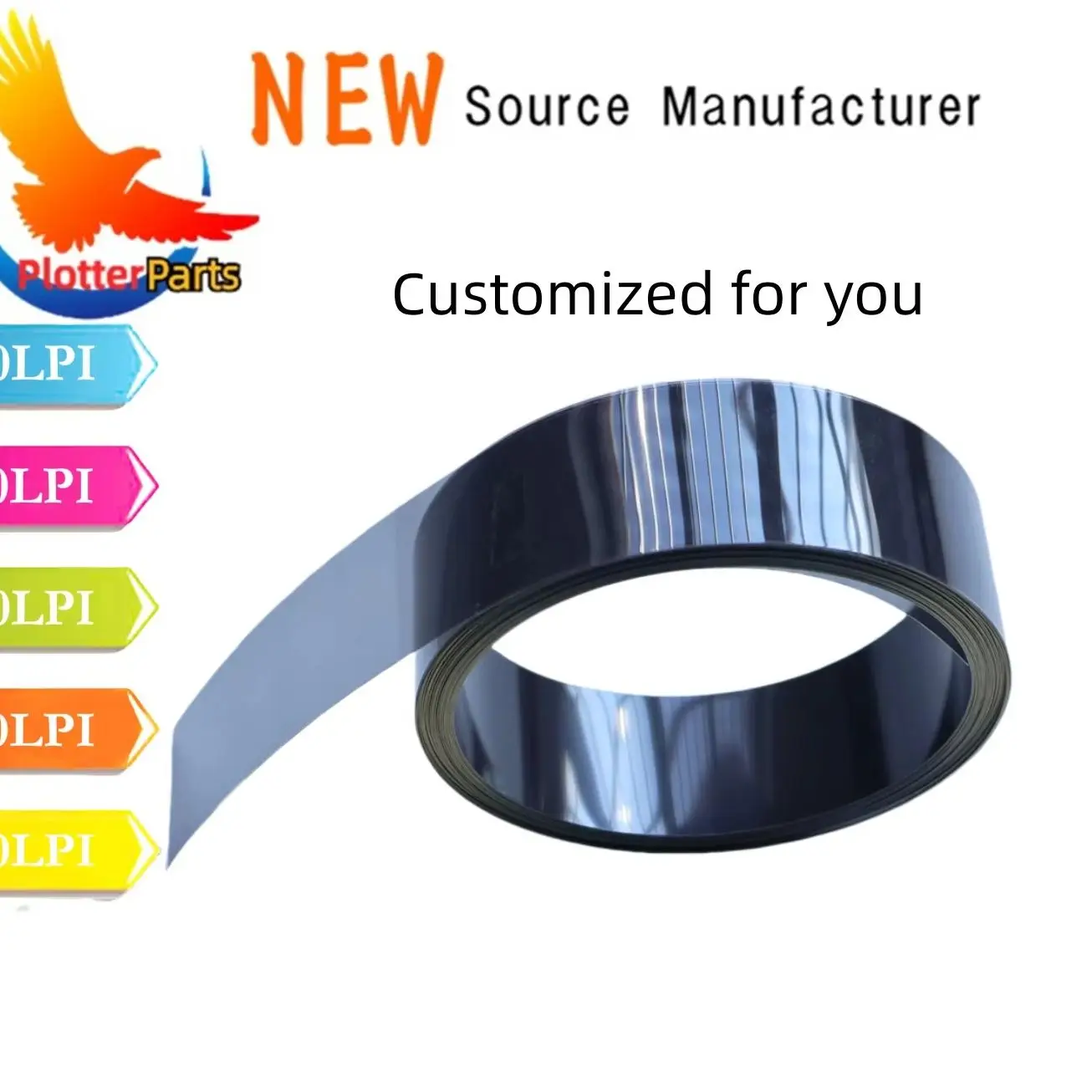 180LPI 180DPI Inkjet Printer Encoder Raster Strip Tape 2.5M 3M 5M for Epson Printhead I3200 4720 XP600 TX800 DX5 DX7 Raster Bar
