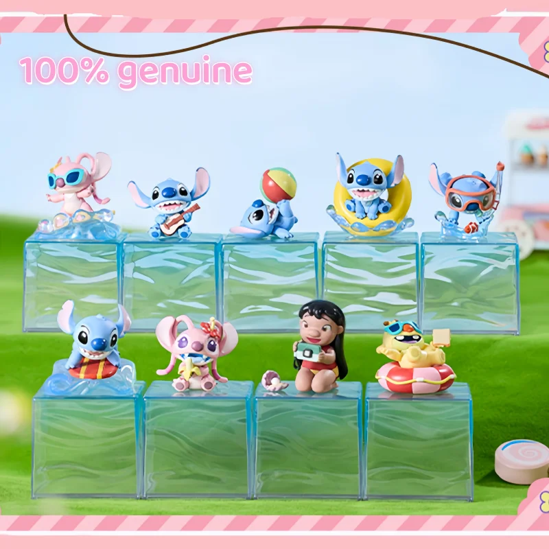 

New Genuine Stitch Summer Party Series Blind Box Trendy Toys Lovel Stitch Summer Vibe Mystery Box Collectible Birthday Gift