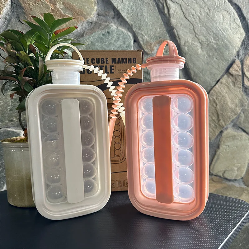 

Grid Foldable Cold Water Jug Ice Hockey Pot Mold Household Travel Silicone Ice Tray molds for ice cream palettes camping Slush