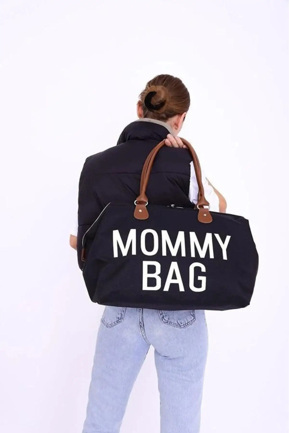 Mommy Bag Mother Baby Care Bag with Thermal Bottle