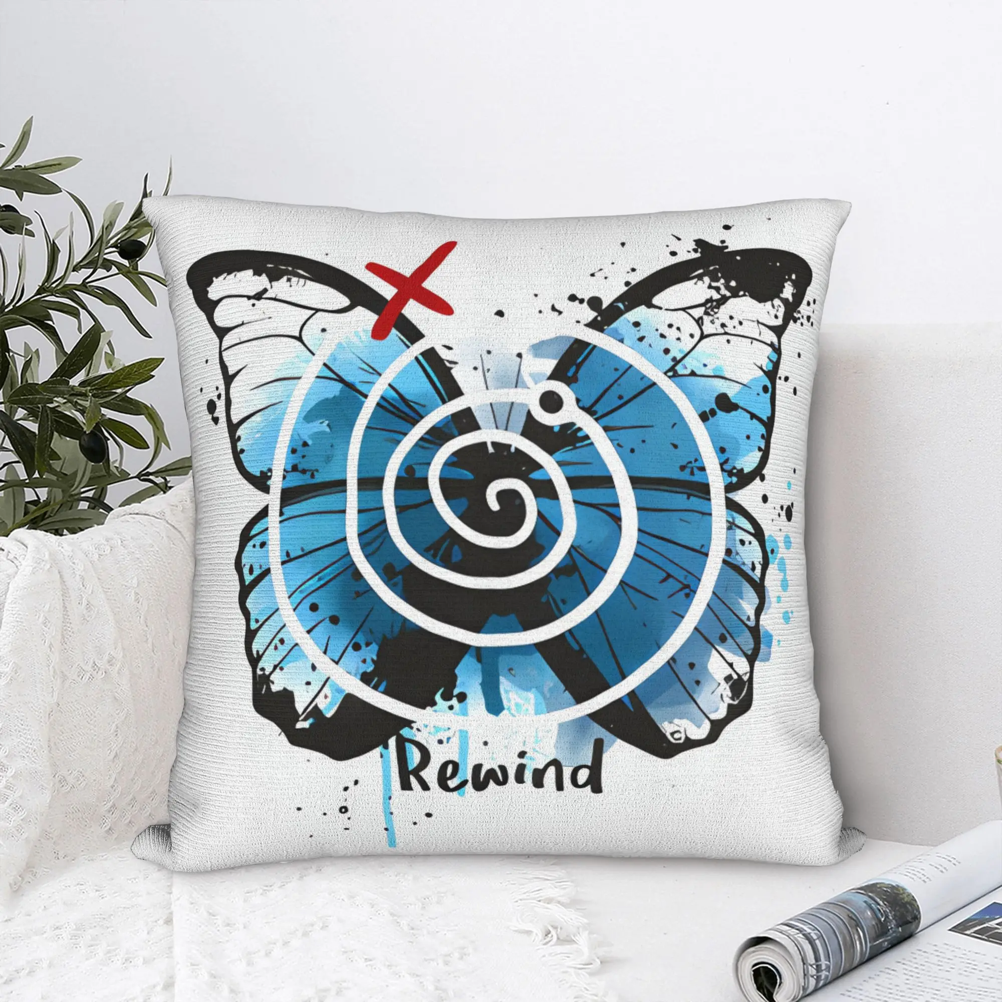Pillow Cover Rewind Life is Strange  Cute Funny Pillow Case For Sofa Home Decoration Pillowcases