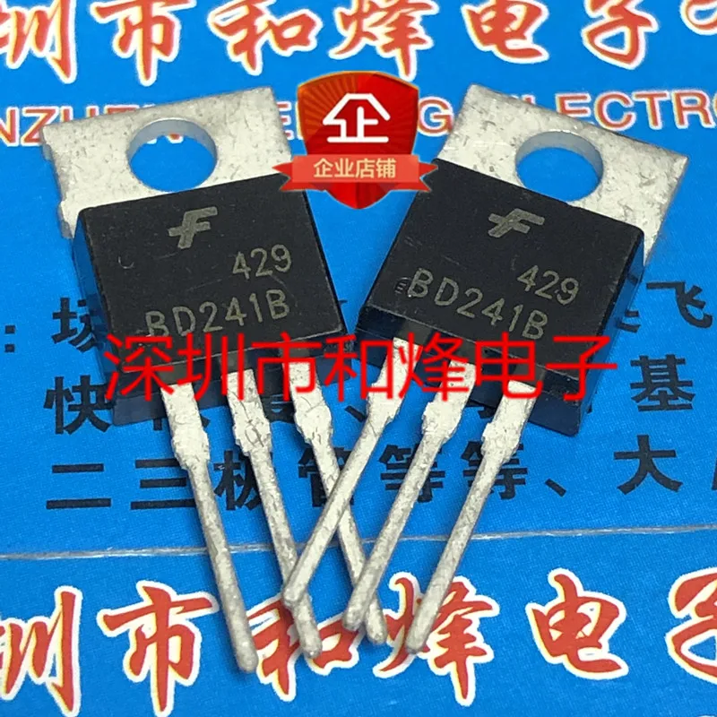 5PCS-10PCS BD241B  TO-220 80V 3A   New And Original On Stock