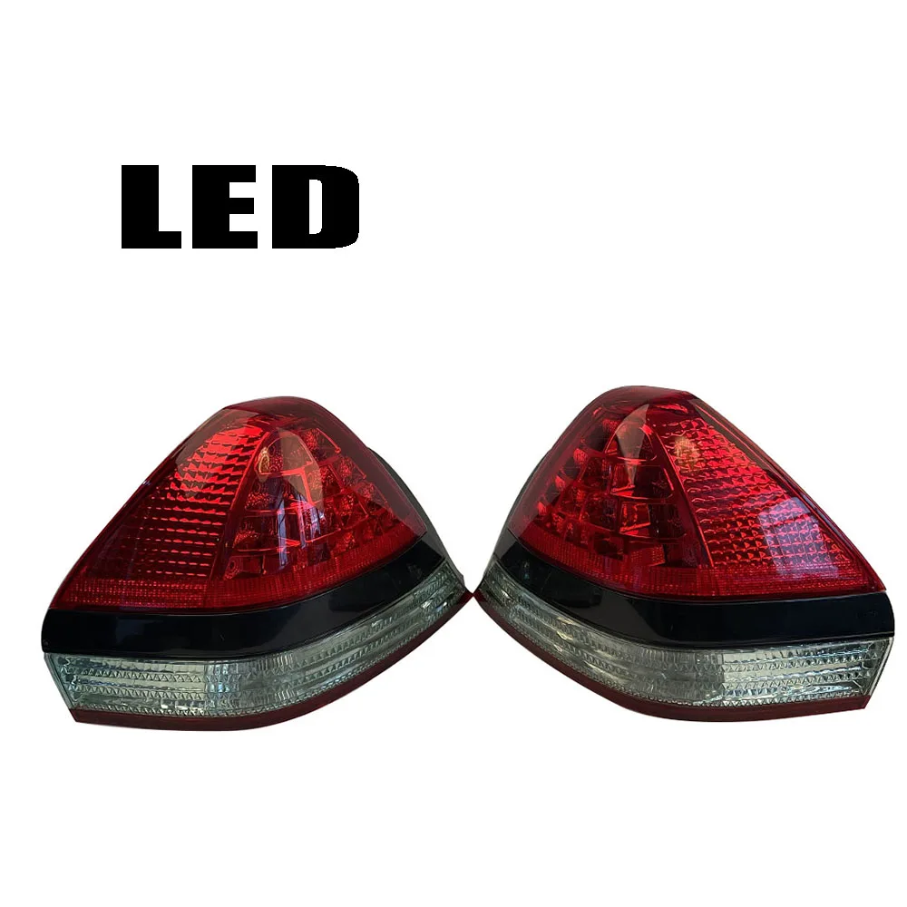 Car Taillight Brake Lights Turn Lamp for Toyota Mark Gx110 2005 2004 Mark2 A Pair Led and Crystal