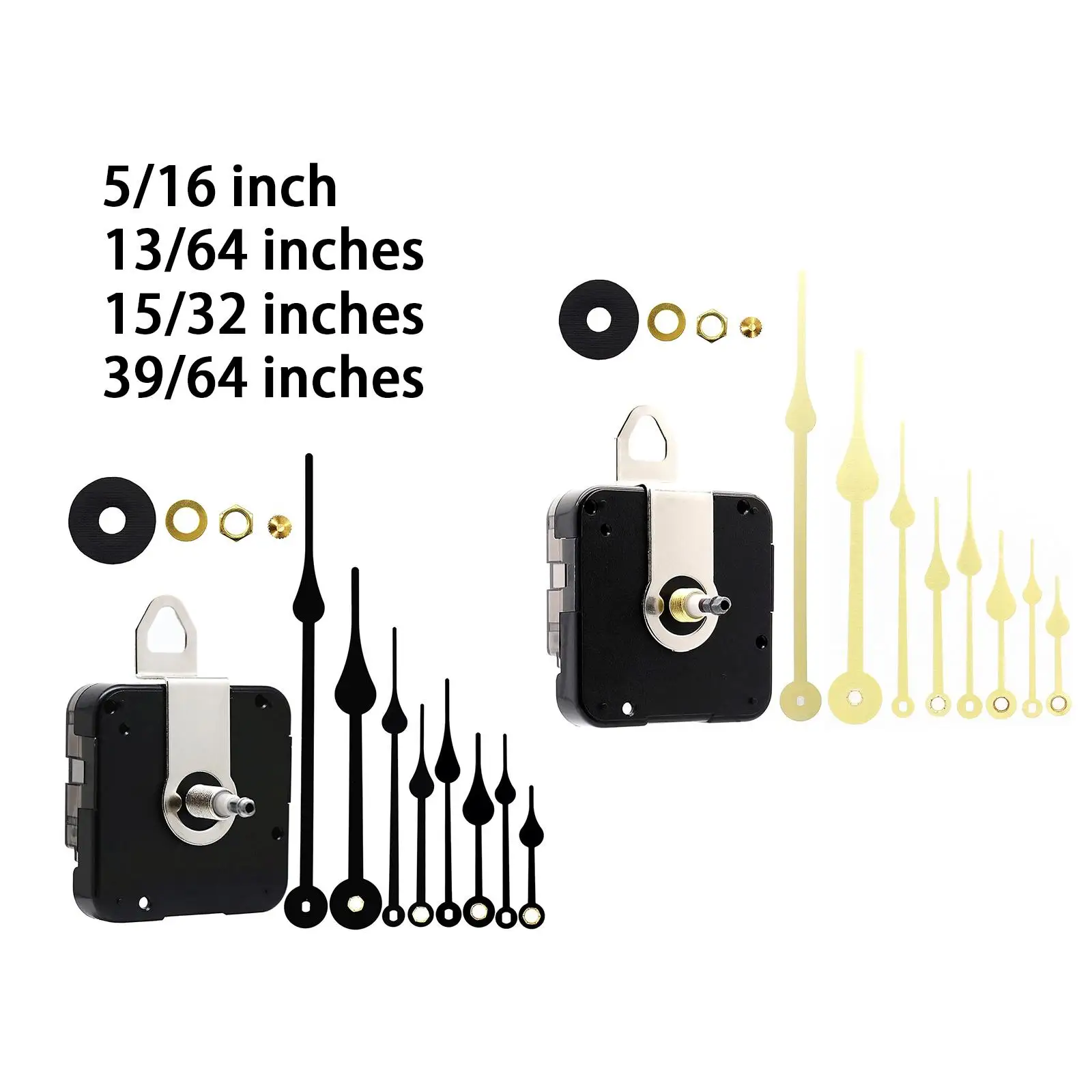 Wall clock movement mechanism, accessory for drawing without