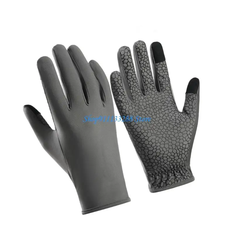 G88D Lightweight Outdoor Gloves With Sun Protections And Nonslip Grip For Active Adventure Nylon Fabric Mittens