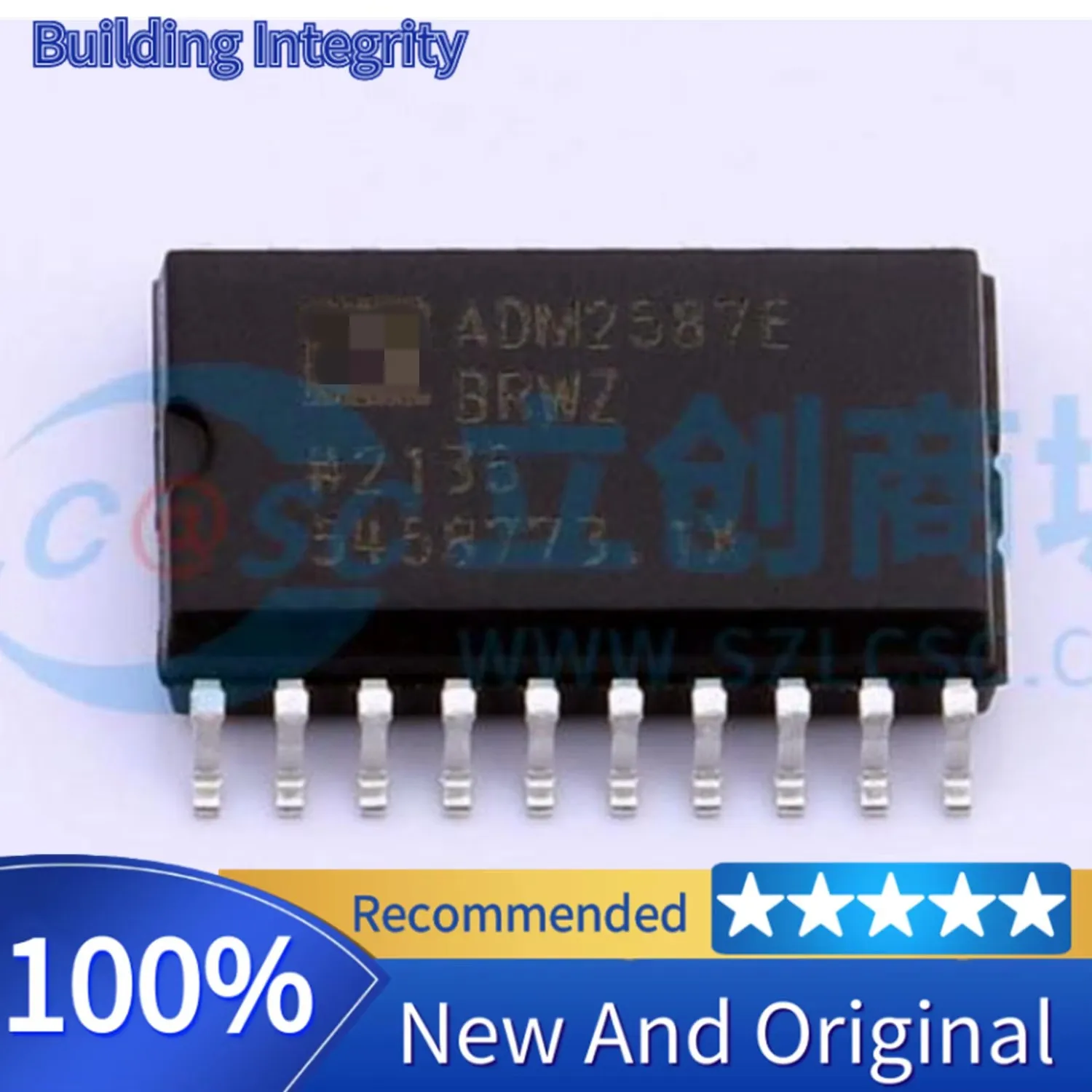 NEW Original Integrated Circuits Digital Isolators RS485 ADM2587EBRWZ ADM2587EBRWZ-REEL7 IC chip SOIC-20 MCU Microcontroller