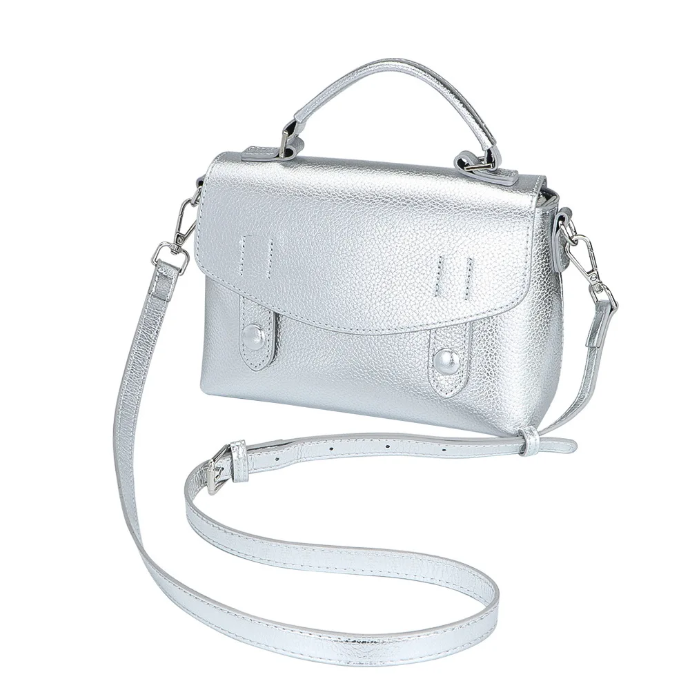 2024 New women's head layer cowhide soft fashion simple Genuine leather handbag crossbody bag casual shoulder bag