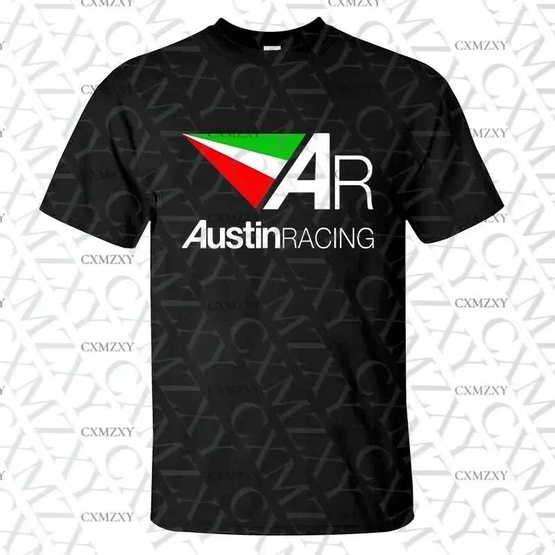 

Hot Sale Summer 100% Cotton Black Austin Racing Performance Logo T Shirt Men Short Sleeves Cool Hip Hop Streetwear T-shirt