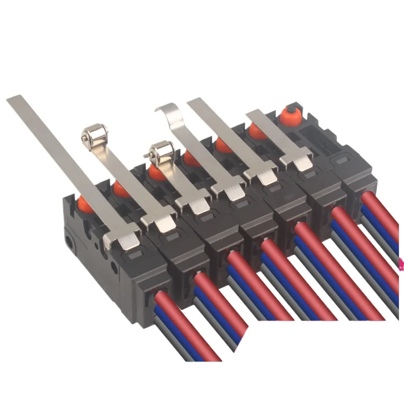 Waterproof micro switch, small stroke limit G5W11-1/2/3 feet, oil-proof and dust-proof normally open/closed with wire
