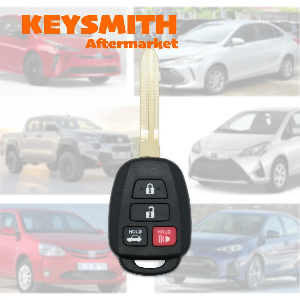 KEYSMITH HYQ12BEL HYQ12BDM 4D72/G 8A/H Chip 314,3 MHz Fernbedienung Autoschlüssel für Toyota Prius 2 Hilux Etios Vios Yaris 2012-2017 – Detail 2