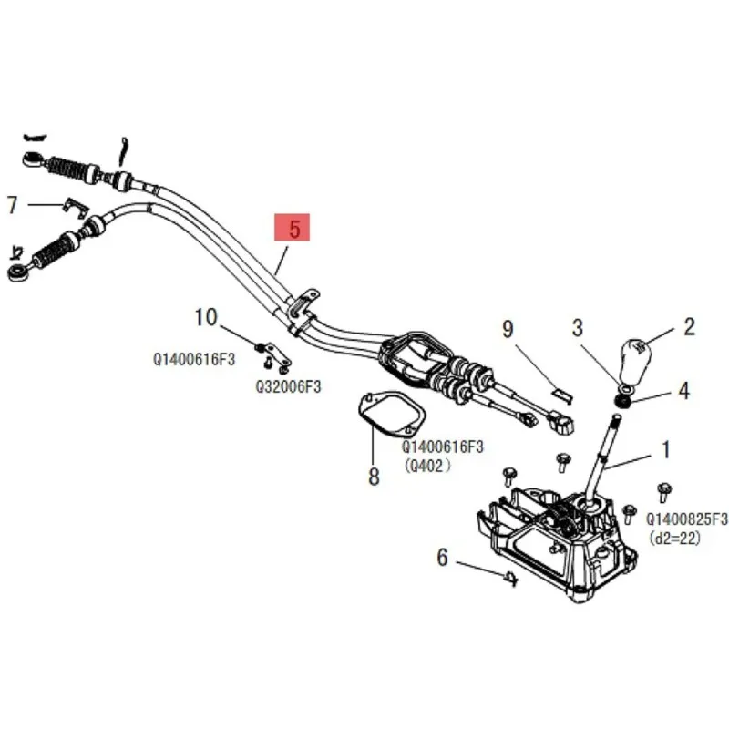 NEW HOT In Stock-For Great Wall Haval M2 Gear Shift Cable Automotive 1703200-S16 Cab Control Mechanism Part Replacement
