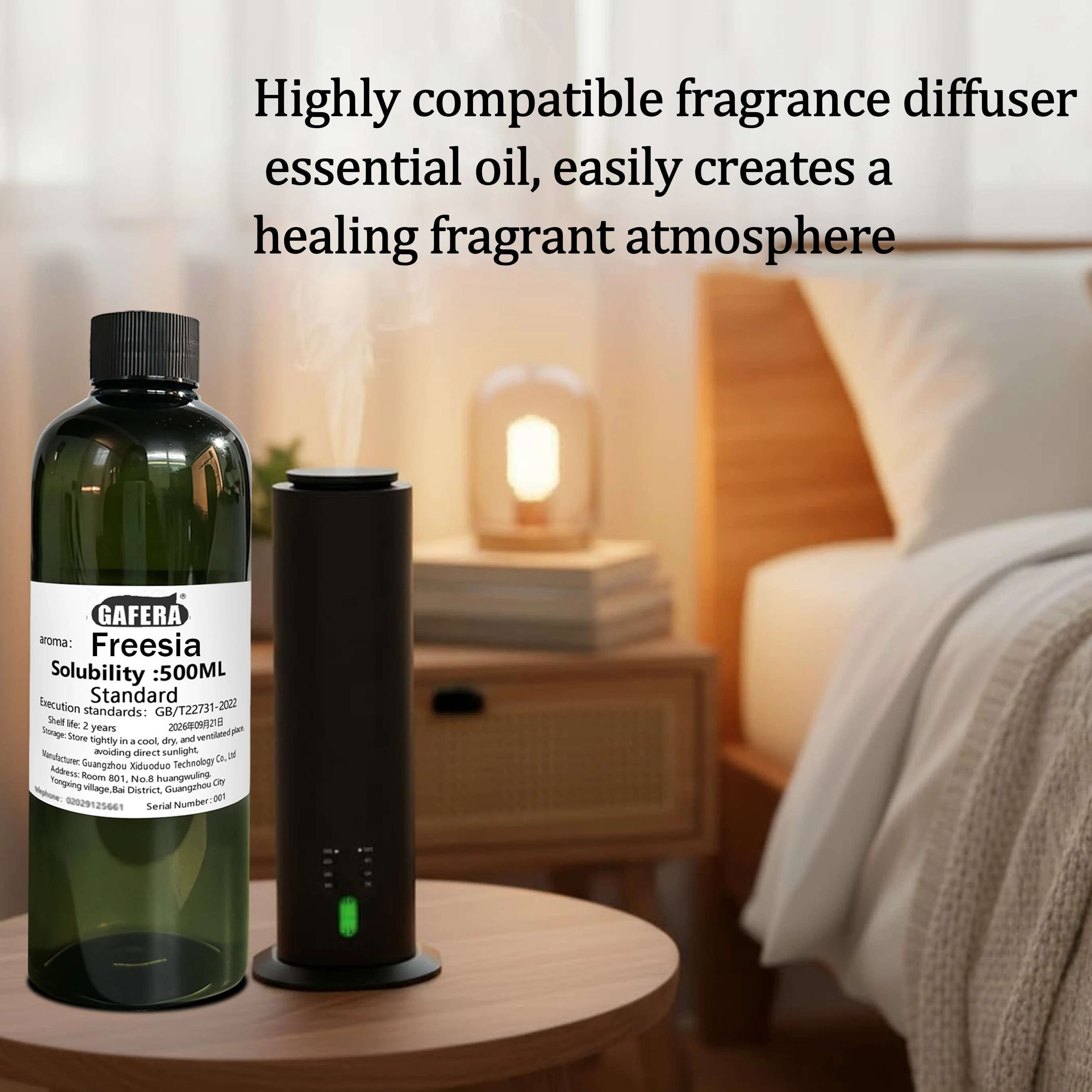 GAFERA Fragrance refill liquid 500ml/16.9floz, Ritz Carlton  suitable for all waterless diffusers, suitable for hotels, home use