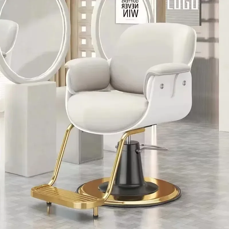 

Unique Design Barber Chair Elegant Comfortable Nordic Aesthetic Barber Chair Trendy Luxury Silla Barberia Commercial Furniture