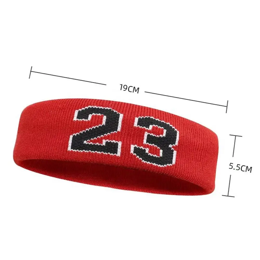 Sweat-Absorbent Basketball Headband Sport Style Elastic Cotton Running Headband Skin Friendly Soft Sports Headband Adult/KidsDIY