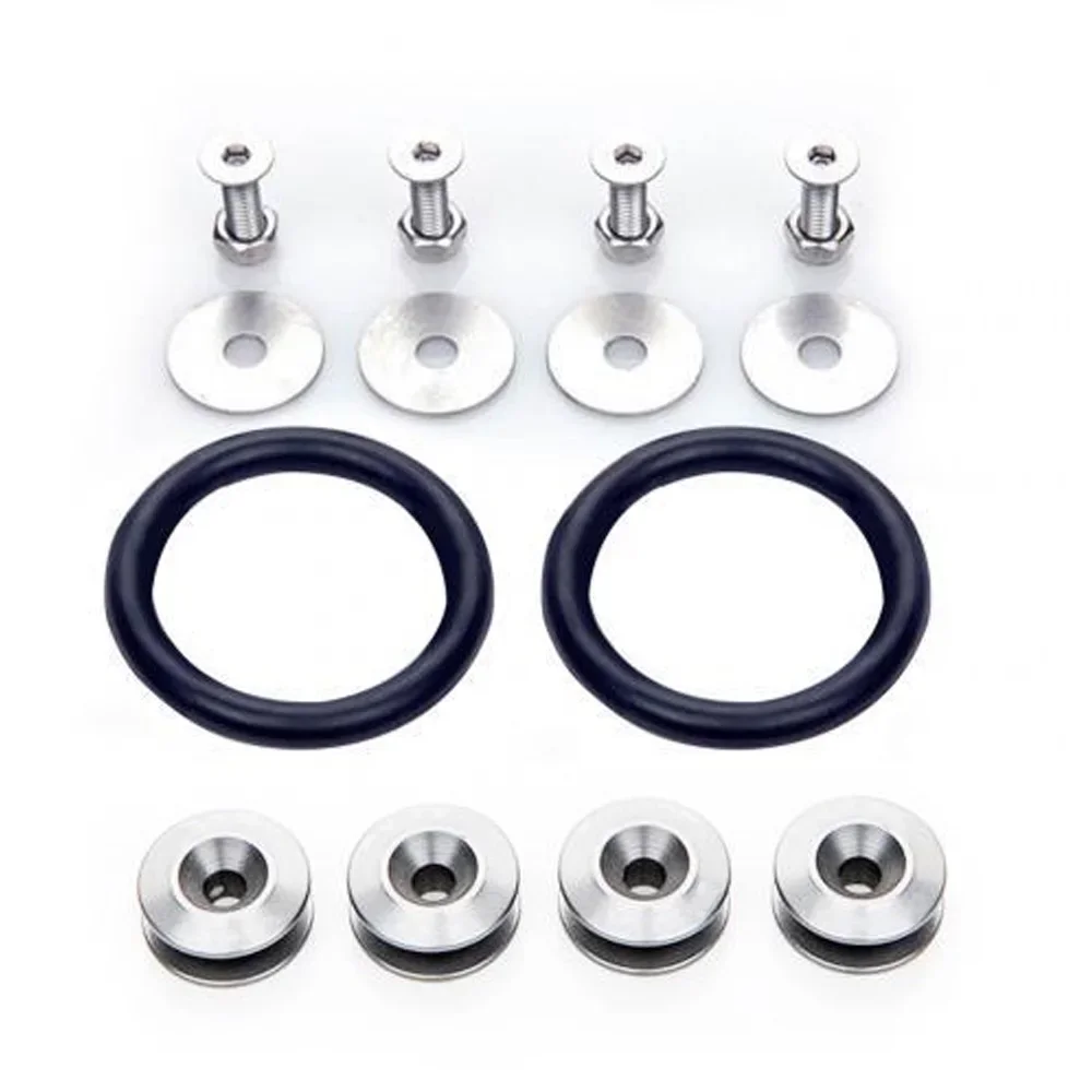 Universal Car Modified Hex Quick Release Fasteners Concave Screws Washers For Fender Bumper Engine License Plate Auto Mod Parts