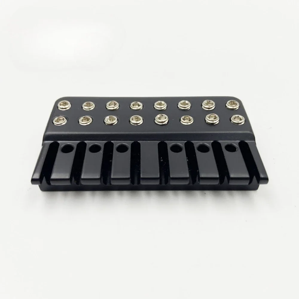 High-end 8-string headless electric guitar bridge, upper neck and lower bridge of 8-string guitar, genuine bridge tailpiece