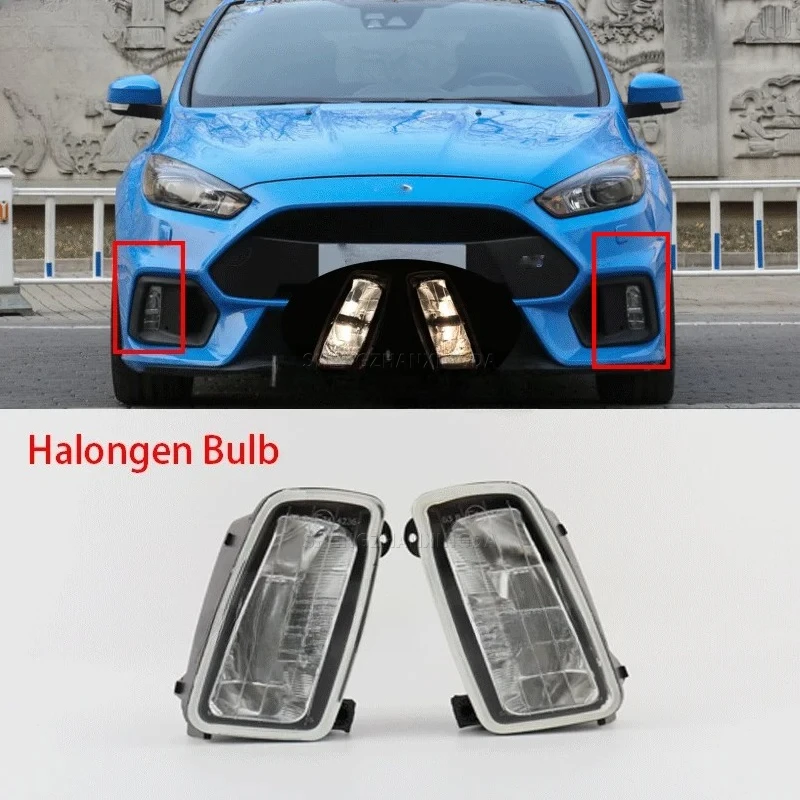 

Подходит для Ford Focus RS 2015 2016 2017 2018, рамка передней противотуманной фары, крышка передней противотуманной фары, черный ABS