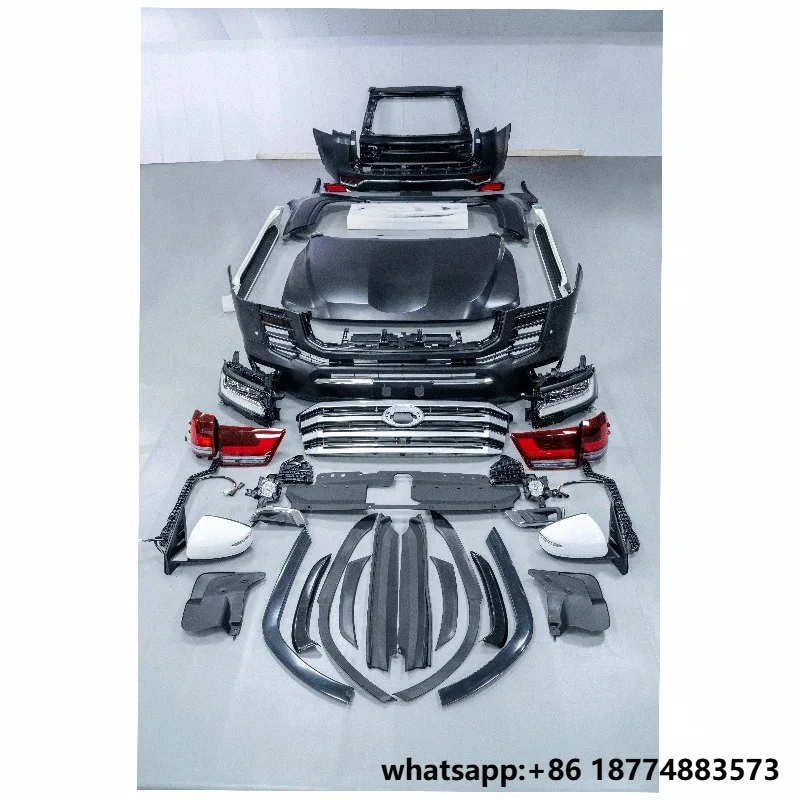 Factory Price Bodykit for to YO TA for Land Cruiser LC200 2008-2015 to LC300 High Quality Hood Bumper Plug and Play Headlights