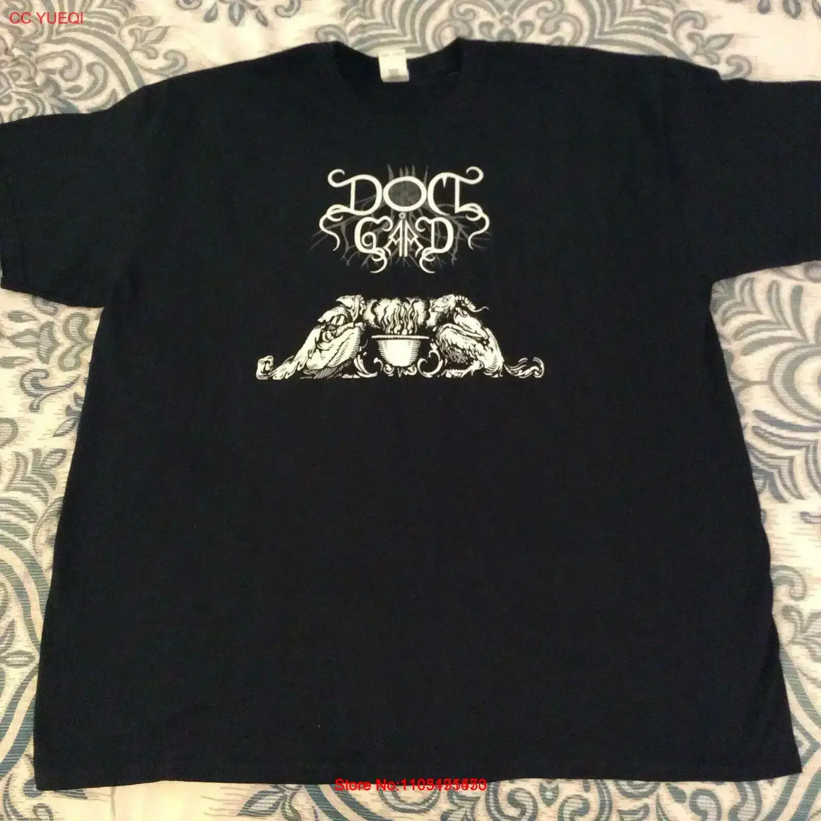 DOMGARD t-shirt XL le asme inquisition Urgehal Urfaust Empyrium vintage lavé unisexe décontracté élégant streetwear homme