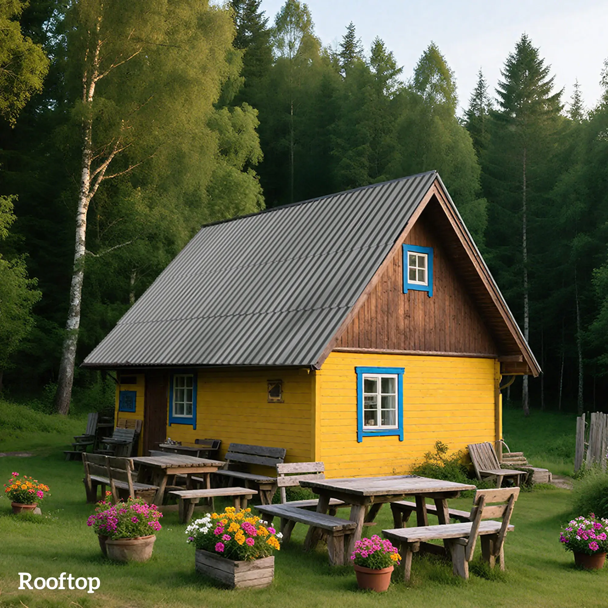 صفائح التسقيف المموجة من Outsunny، عبوة من 12 قطعة، صفائح التسقيف المعدنية المجلفنة للدفيئة، المرآب، سقيفة التخزين، رمادي فاتح