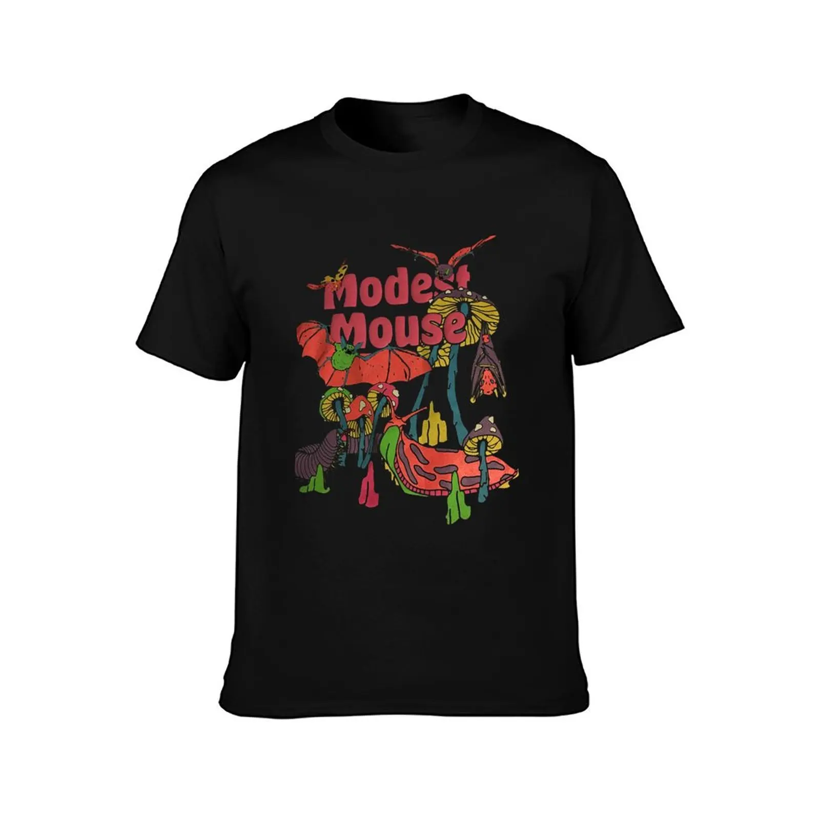 Modest Mouse mix T-Shirt Summer Casual Cotton Tee Oversized Streetwear Tops Vintage Graphic Print Loose Fit Short Sleeve