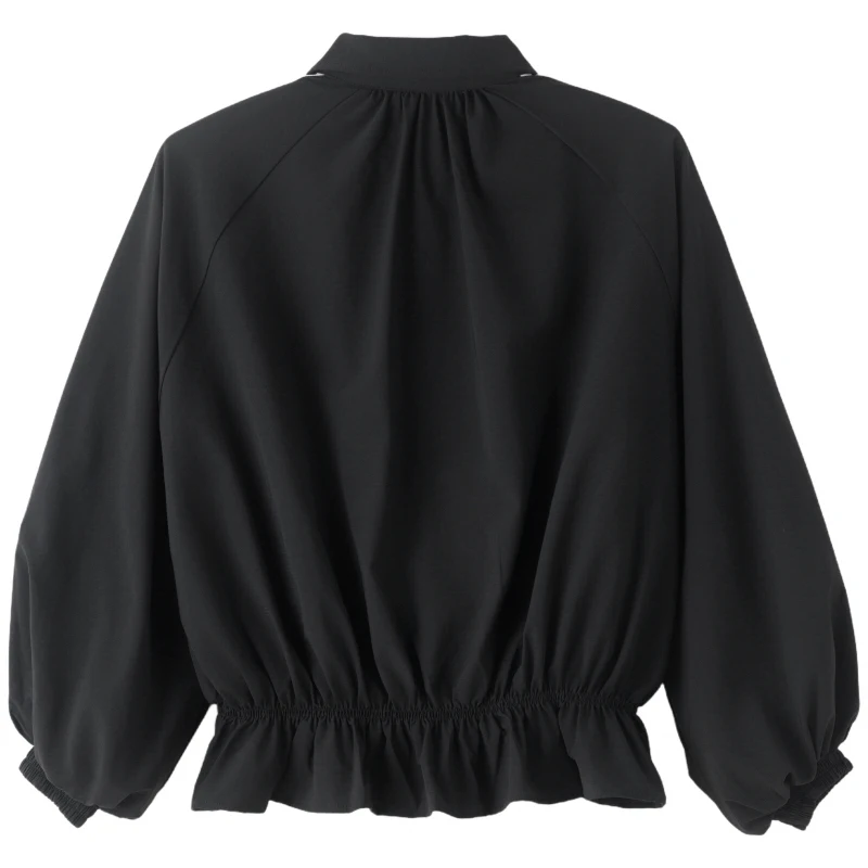 Adidas Trefoil Women's Woven Loose Casual Funnel Neck Zipper Jacket Lg4075