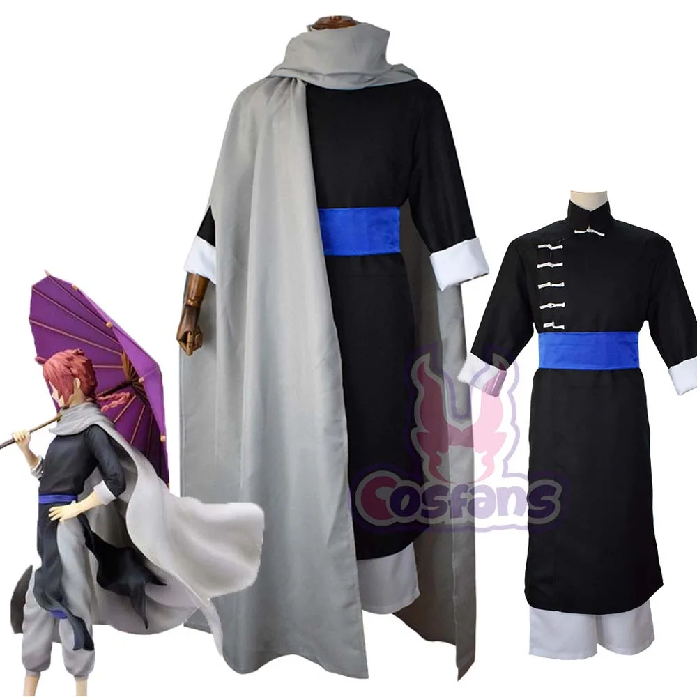 Gintama Cosplay Kamui Cosplay Costumes Kagura Bother Halloween Party Clothes Kamui Cosplay Outfit for Women Men Costume Cloak