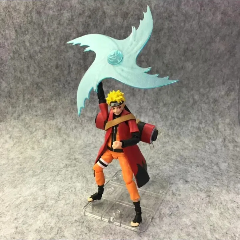 

Bandai Naruto Shf Uzumaki Naruto Sage Mode Cloak Scroll Character Anime Peripheral Trendy Ornaments Model Collection Gift