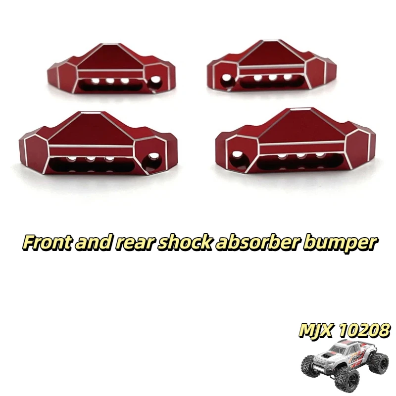 Mjx Rc Car Metal Upgraded Front Rear Shock Absorber Bumper Guard For 10208 V1 V2 Little Monster Aluminum Alloy Replacement Part