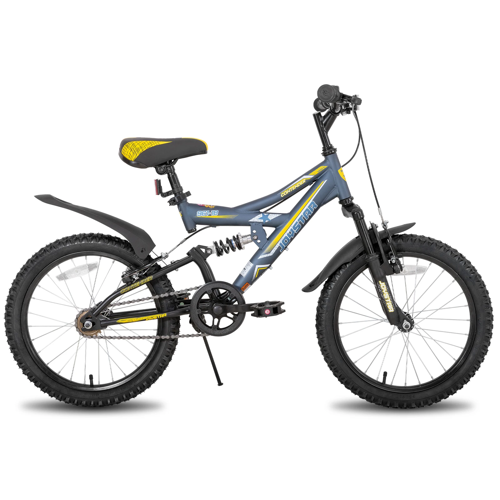 Joystar 20 Inch Kinderfiets Voor Kinderen Van 5-13 Jaar Oud, Kinderen Mountainbike Met Dubbele Vering