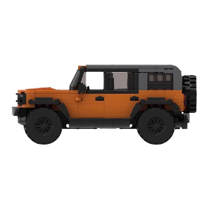 Modèle de voiture compatible Moc, technologie de véhicule tout-terrain, cadeau de bloc de construction modulaire, jouet de noël pour enfants, ensemble de bricolage à assembler