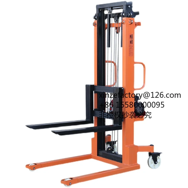 Factory Direct 2026 Top Rated Electric Forklift Duct Mounting Lift 220V Brick Mounting Machine Fire Pipe Lift