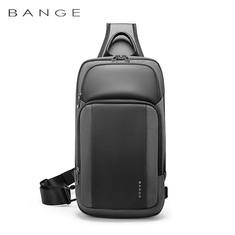 Bange High-end Crossbody Bag for Men\'s Chest Bag Waterproof Casual Shoulder Bag