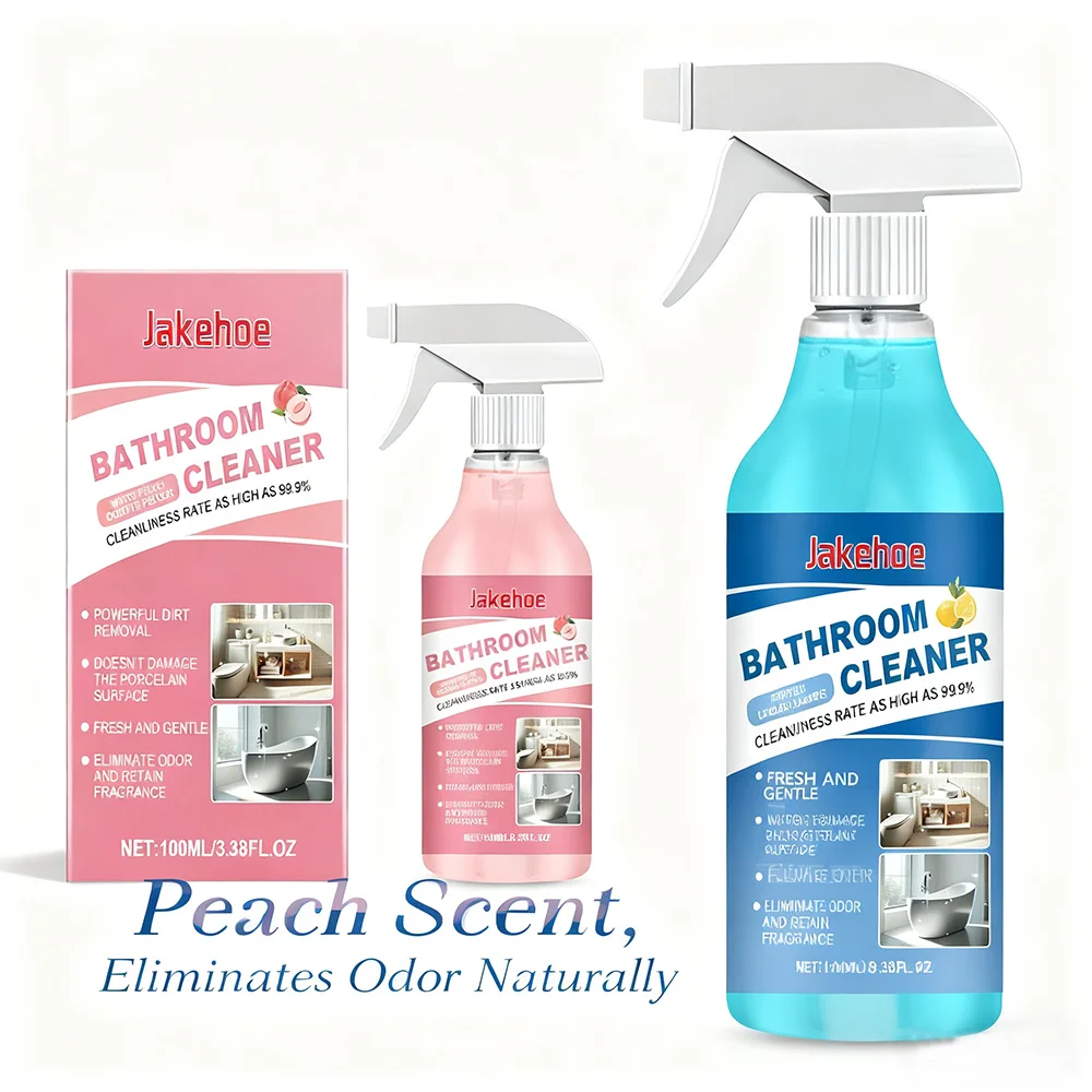 

Bathroom Descaling Spray Stubborn Stain Cleaner for Bathroom Surfaces Tile Tubs Shower Wall and Grout All-Purpose Cleaning Agent