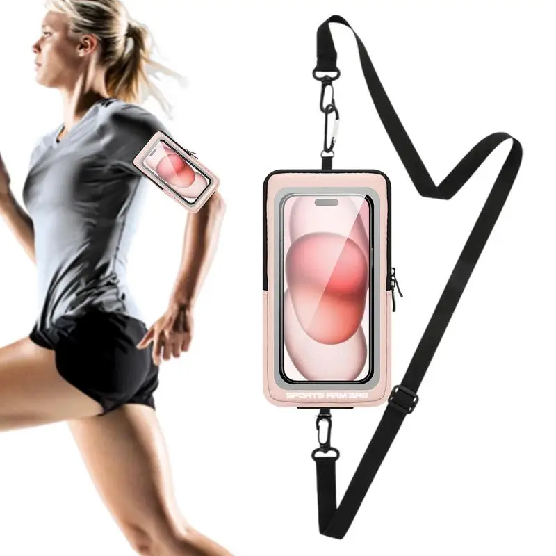러닝 암 밴드 러닝 용 핸드폰 암 밴드 방수 손목 가방 보관 가방 대부분의 스마트 폰용 손목 밴드 캐리어