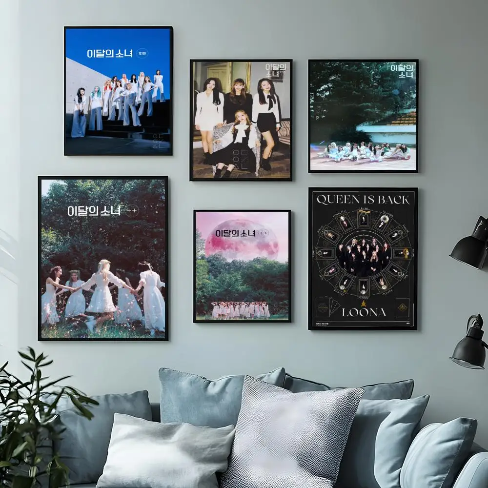 ملصق Loonaui الشهير متعدد الاستخدامات عالي الدقة مقاوم للماء لتزيين الحائط ذاتي اللصق لأي مساحة هدية مثالية #3