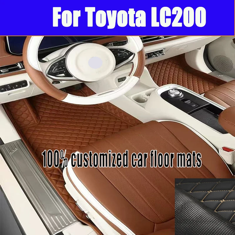 

Custom Car Floor Mat For Toyota LC200 2008 2009 2010 2011 2012 Car Mat Full Set Waterproof Accessories
