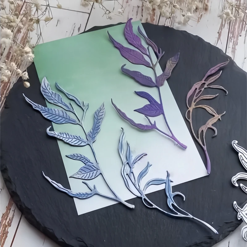 Metall-Stanzformen „Weeping Willow“ für DIY-Scrapbooking, Kartenherstellung, Schablonen, Prägung, Basteldekoration